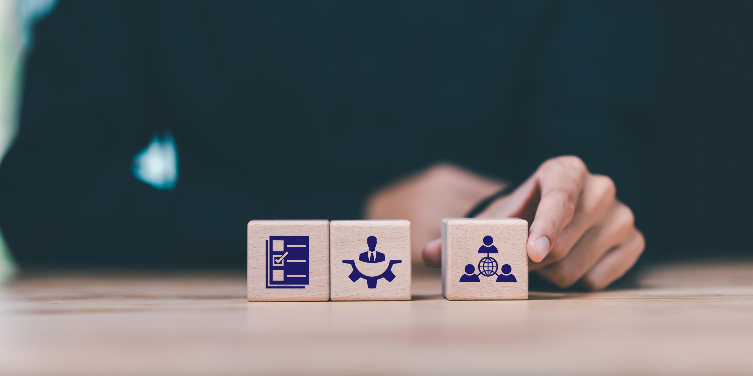 Outsourcing concept ,Relationship Management , Connecting human